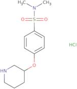 N,N-Dimethyl-4-(piperidin-3-yloxy)benzenesulfonamide hydrochloride