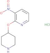 3-Nitro-2-(piperidin-4-yloxy)pyridine hydrochloride