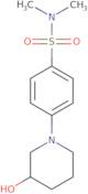 4-(3-Hydroxypiperidin-1-yl)-N,N-dimethylbenzenesulfonamide