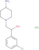 2-(4-Amino-piperidin-1-yl)-1-(3-chloro-phenyl)-ethanol hydrochloride