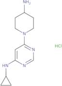 [6-(4-Amino-piperidin-1-yl)-pyrimidin-4-yl]-cyclopropyl-amine hydrochloride