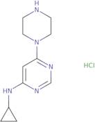 Cyclopropyl-(6-piperazin-1-yl-pyrimidin-4-yl)-amine hydrochloride