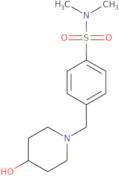 4-((4-Hydroxypiperidin-1-yl)methyl)-N,N-dimethylbenzenesulfonamide