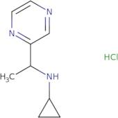 N-(1-(Pyrazin-2-yl)ethyl)cyclopropanamine hydrochloride