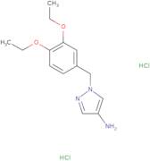 1-[(3,4-Diethoxyphenyl)methyl]-1H-pyrazol-4-amine dihydrochloride