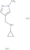 N-[(1-Methyl-1H-pyrazol-4-yl)methyl]cyclopropanamine dihydrochloride