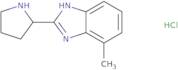 4-Methyl-2-(2-pyrrolidinyl)-1H-benzimidazole hydrochloride