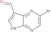 2-Bromo-5H-pyrrolo[2,3-b]pyrazine-7-carbaldehyde