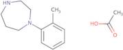 1-(o-Tolyl)-1,4-diazepane acetate