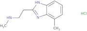 N-Methyl-2-(4-methyl-1H-benzimidazol-2-yl)ethanamine hydrochloride