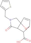 4-Oxo-3-thiophen-2-ylmethyl-10-oxa-3-aza-tricyclo-[5.2.1.0*1,5*]dec-8-ene-6-carboxylic acid
