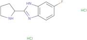 5-Fluoro-2-(2-pyrrolidinyl)-1h-benzimidazole dihydrochloride