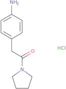 {4-[2-Oxo-2-(1-pyrrolidinyl)ethyl]phenyl}amine hydrochloride