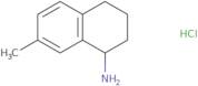 7-Methyl-1,2,3,4-tetrahydronaphthalen-1-amine hydrochloride