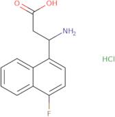 3-Amino-3-(4-fluoronaphthalen-1-yl)propanoic acid hydrochloride