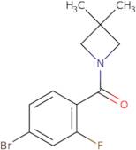 1-(4-Bromo-2-fluorobenzoyl)-3,3-dimethylazetidine