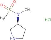 N-Methyl-N-[(3S)-pyrrolidin-3-yl]methanesulfonamide HCl ee