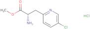 Methyl (2S)-2-amino-3-(5-chloro(2-pyridyl))propanoate HCl ee