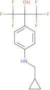 2-(4-(Cyclopropylmethylamino)phenyl)-1,1,1,3,3,3-hexafluoropropan-2-ol