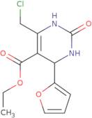 Ethyl 6-(chloromethyl)-4-(furan-2-yl)-2-oxo-1,2,3,4-tetrahydropyrimidine-5-carboxylate