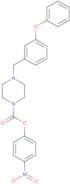 4-Nitrophenyl 4-(3-phenoxybenzyl)piperazine-1-carboxylate