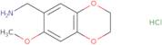 [(7-Methoxy-2,3-dihydro-1,4-benzodioxin-6-yl)methyl]amine hydrochloride