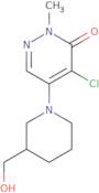 4-Chloro-5-(3-(hydroxymethyl)piperidin-1-yl)-2-methylpyridazin-3(2H)-one