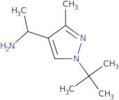 1-(1-tert-Butyl-3-methyl-1H-pyrazol-4-yl)ethan-1-amine