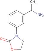 3-[3-(1-Aminoethyl)phenyl]-1,3-oxazolidin-2-one
