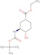 Ethyl (1R,3S,4S)-3-{[(tert-butoxy)carbonyl]amino}-4-hydroxycyclohexane-1-carboxylate