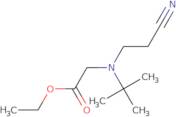 Ethyl 2-[tert-butyl(2-cyanoethyl)amino]acetate