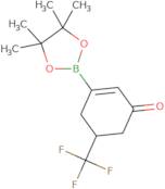 3-Oxo-5-(trifluoromethyl)cyclohex-1-ene-1-boronic acid pinacol ester ee