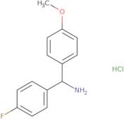 (4-Fluorophenyl)(4-methoxyphenyl)methanamine hydrochloride