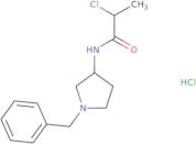 N-(1-Benzylpyrrolidin-3-yl)-2-chloropropanamide hydrochloride