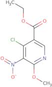 Ethyl 4-chloro-6-methoxy-5-nitropyridine-3-carboxylate