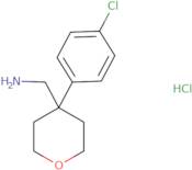 (4-(4-Chlorophenyl)tetrahydro-2H-pyran-4-yl)methanamine hydrochloride