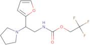 2,2,2-Trifluoroethyl N-[2-(furan-2-yl)-2-(pyrrolidin-1-yl)ethyl]carbamate