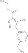 Ethyl 1-[3-(aminomethyl)phenyl]-5-methyl-1H-pyrazole-4-carboxylate