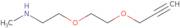 Propargyl-PEG2-methylamine