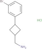 1-[3-(3-Bromophenyl)cyclobutyl]methanamine hydrochloride