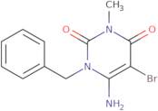 6-Amino-1-benzyl-5-bromo-3-methyl-1,2,3,4-tetrahydropyrimidine-2,4-dione