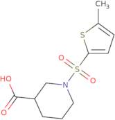 1-[(5-Methylthiophen-2-yl)sulfonyl]piperidine-3-carboxylic acid