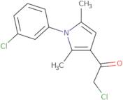 2-Chloro-1-[1-(3-chlorophenyl)-2,5-dimethyl-1H-pyrrol-3-yl]ethan-1-one