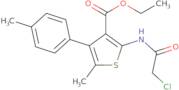 Ethyl 2-(2-chloroacetamido)-5-methyl-4-(4-methylphenyl)thiophene-3-carboxylate