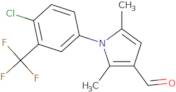 1-[4-Chloro-3-(trifluoromethyl)phenyl]-2,5-dimethyl-1H-pyrrole-3-carbaldehyde