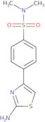 4-(2-Amino-1,3-thiazol-4-yl)-N,N-dimethylbenzene-1-sulfonamide