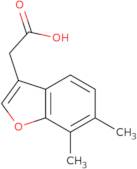 2-(6,7-Dimethyl-1-benzofuran-3-yl)acetic acid