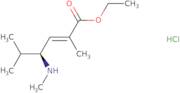 (S,E)-ethyl 2,5-dimethyl-4-(methylamino)hex-2-enoate hydrochloride