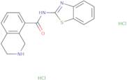 N-(benzo[d]thiazol-2-yl)-1,2,3,4-tetrahydroisoquinoline-8-carboxamide dihydrochloride