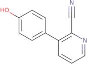 3-(4-Hydroxyphenyl)pyridine-2-carbonitrile